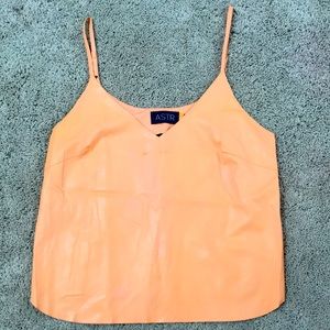 ASTR tank top in muted orange